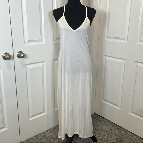 LOVESTITCH Ivory Lace One of a Kind Maxi Dress/Swimsuit Cover NWT Size L
